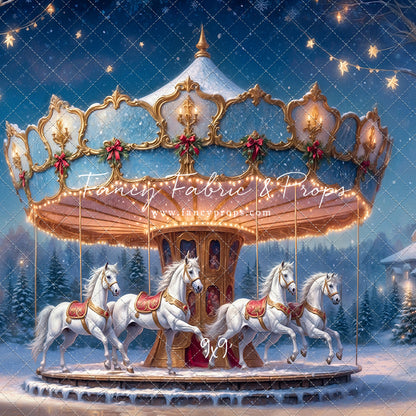 Enchanted Holiday Carousel - With Sweep Option