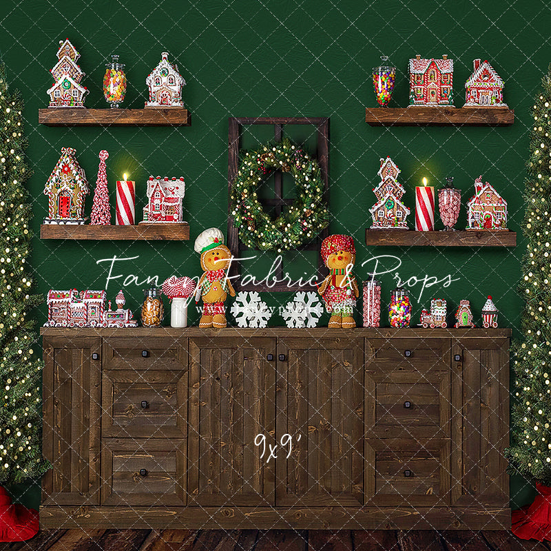 Evergreen Gingerbread Baking Kitchen