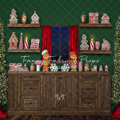 Evergreen Gingerbread Kitchen With A View