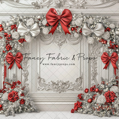 Fancy Red & White Wall - with Sweep Option