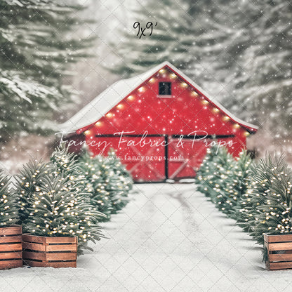 Festive Pickup Truck Farm - with Sweep Option