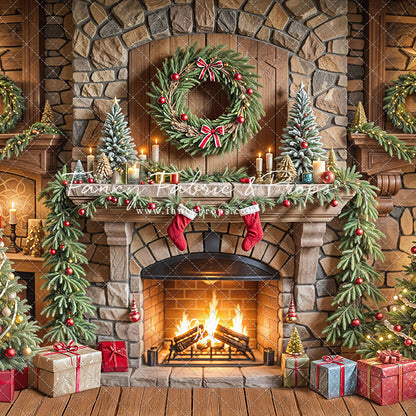 Fireside Christmas Magic - with Sweep Option