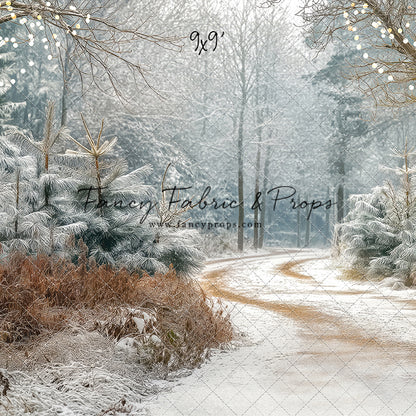 Frosted Country Path - with Sweep Option