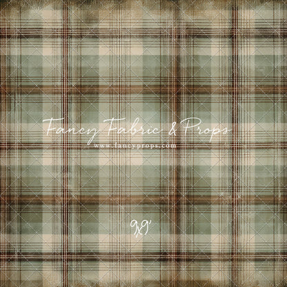Frosted Plaid Spruce - With Sweep Option