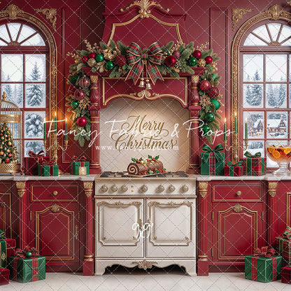 Gilded Cranberry Kitchen - With Sweep Option