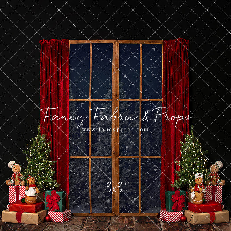 Gingerbread Mantle Window