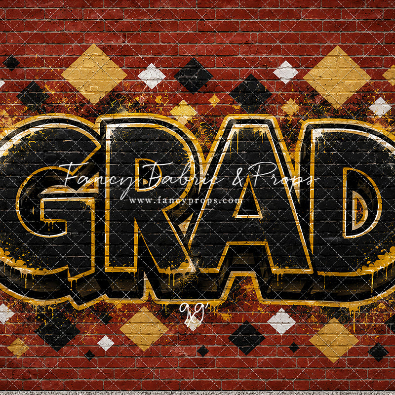 Gold & Black Grad - With Sweep Option