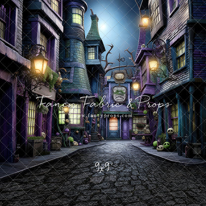 Halloween Town Street - Side Wall