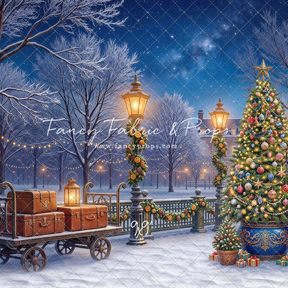 Holiday Train Station - With Sweep Option