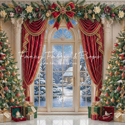 Holiday Window Elegance - with Sweep Option