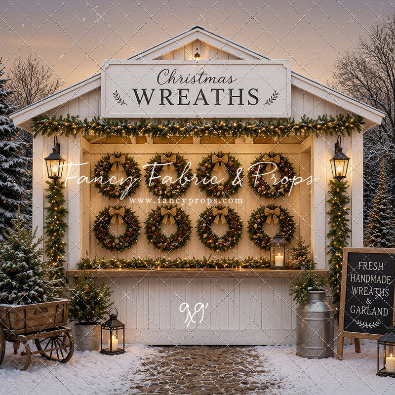 Holly Wreath Stand - with Sweep Option