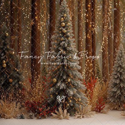Holly & Pine Forest - With Sweep Option