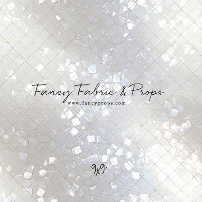 Iridescent White Sparkle