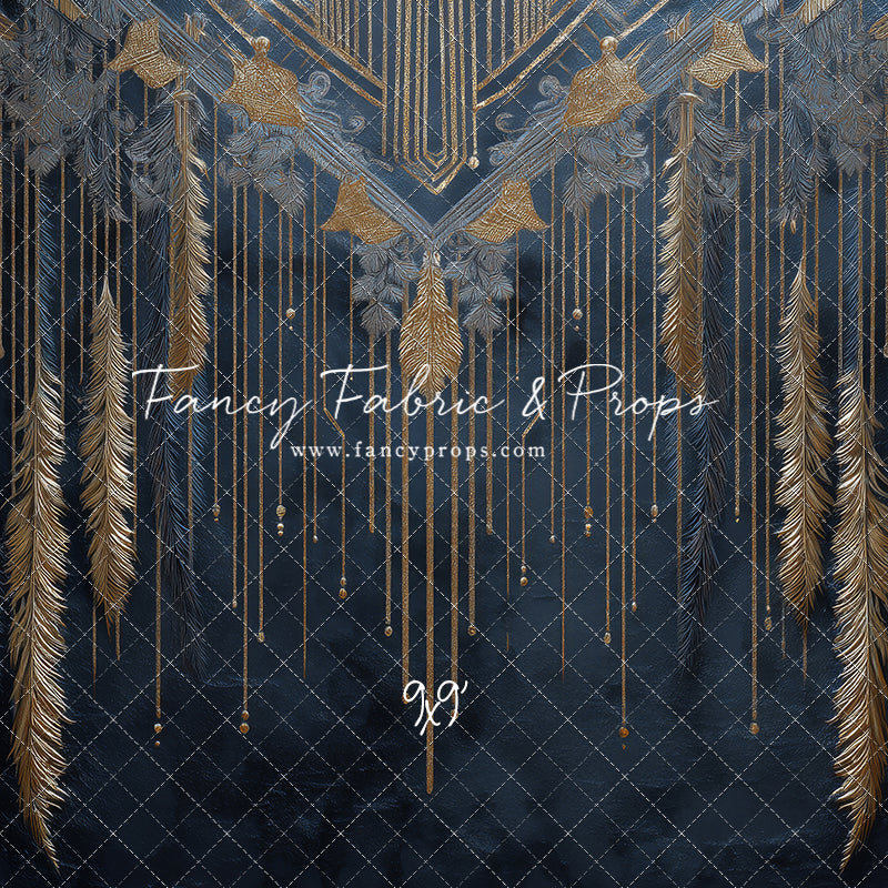 Midnight Feather Cascade - With Sweep Option