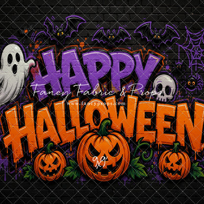 Midnight Graffiti Halloween - With Sweep Option