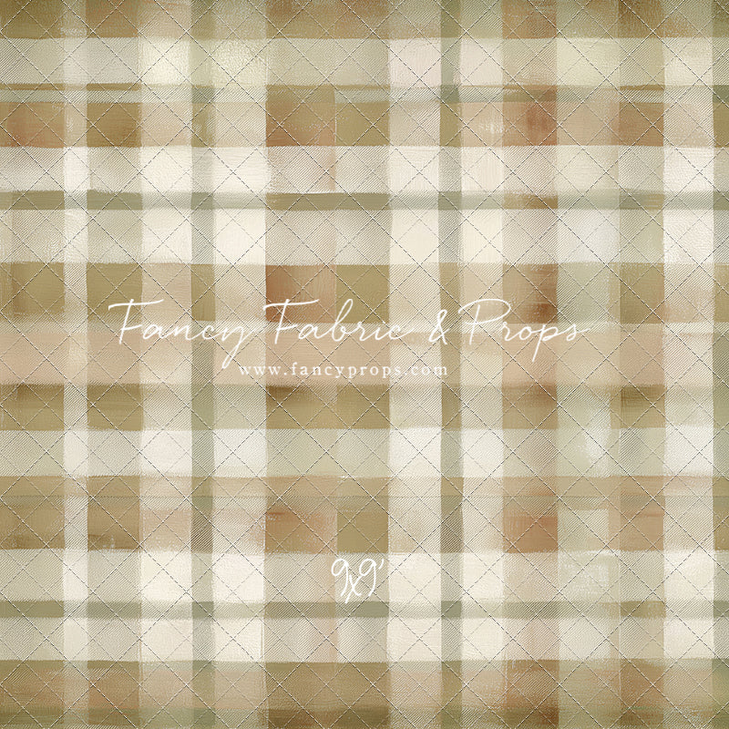 Oatmilk Plaid - With Sweep Option