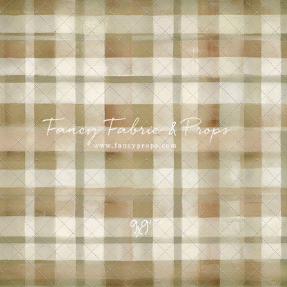 Oatmilk Plaid - With Sweep Option