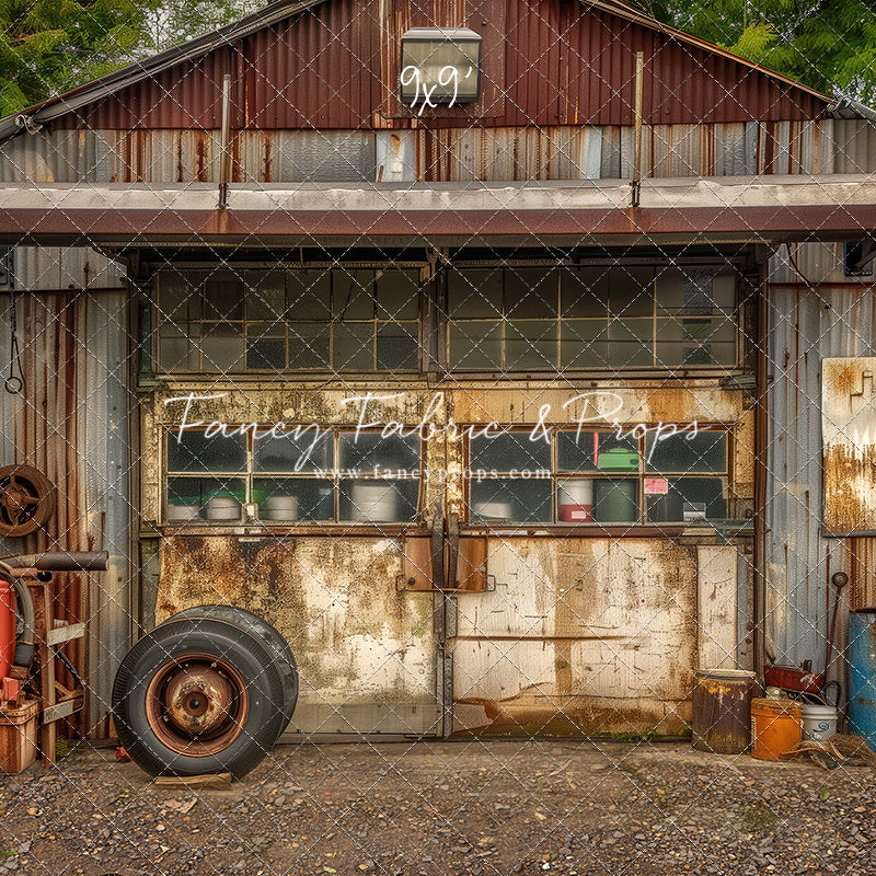 Old Rustic Garage - With Sweep Option