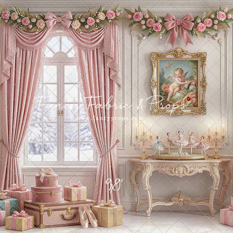 Pink Velvet Christmas - with Sweep Option