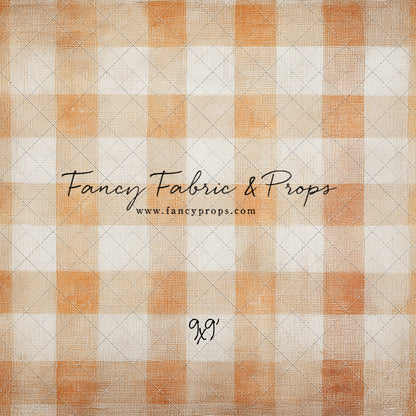 Pumpkin Patch Plaid - With Sweep Option