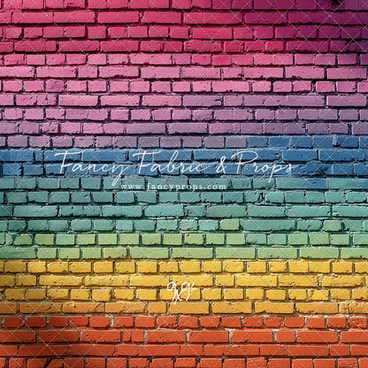 Rainbow Riot Brick - With Sweep Option