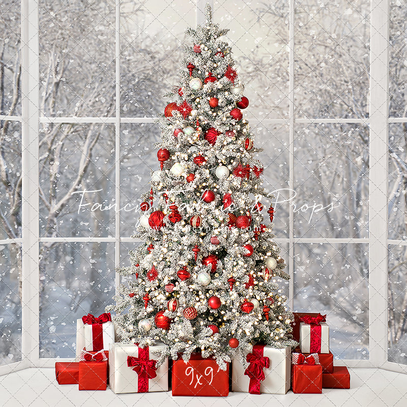 Red & White Holiday Birch