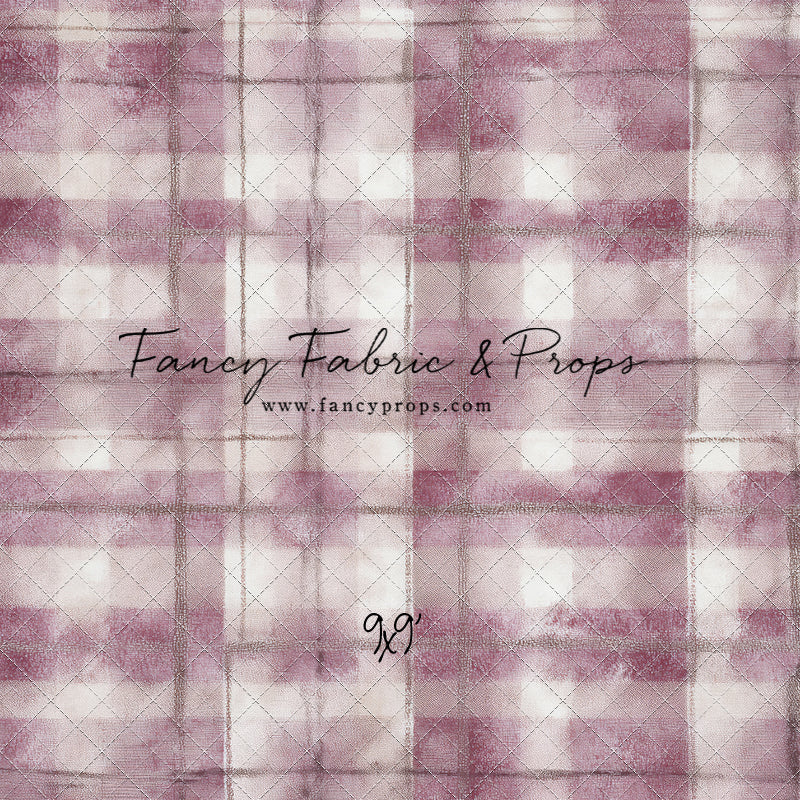 Rose Mist Plaid - With Sweep Option