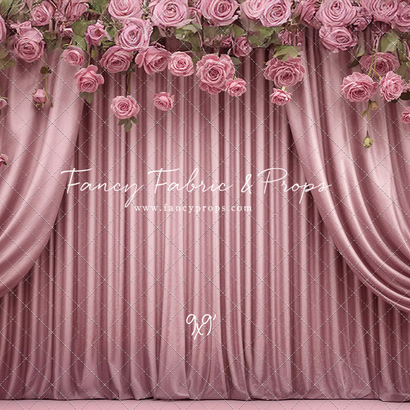 Rose Petal Curtain - With Sweep Option