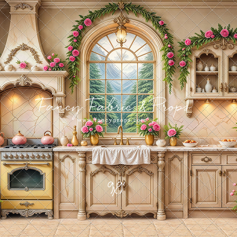 Rosewood Cottage Kitchen - With Sweep Option