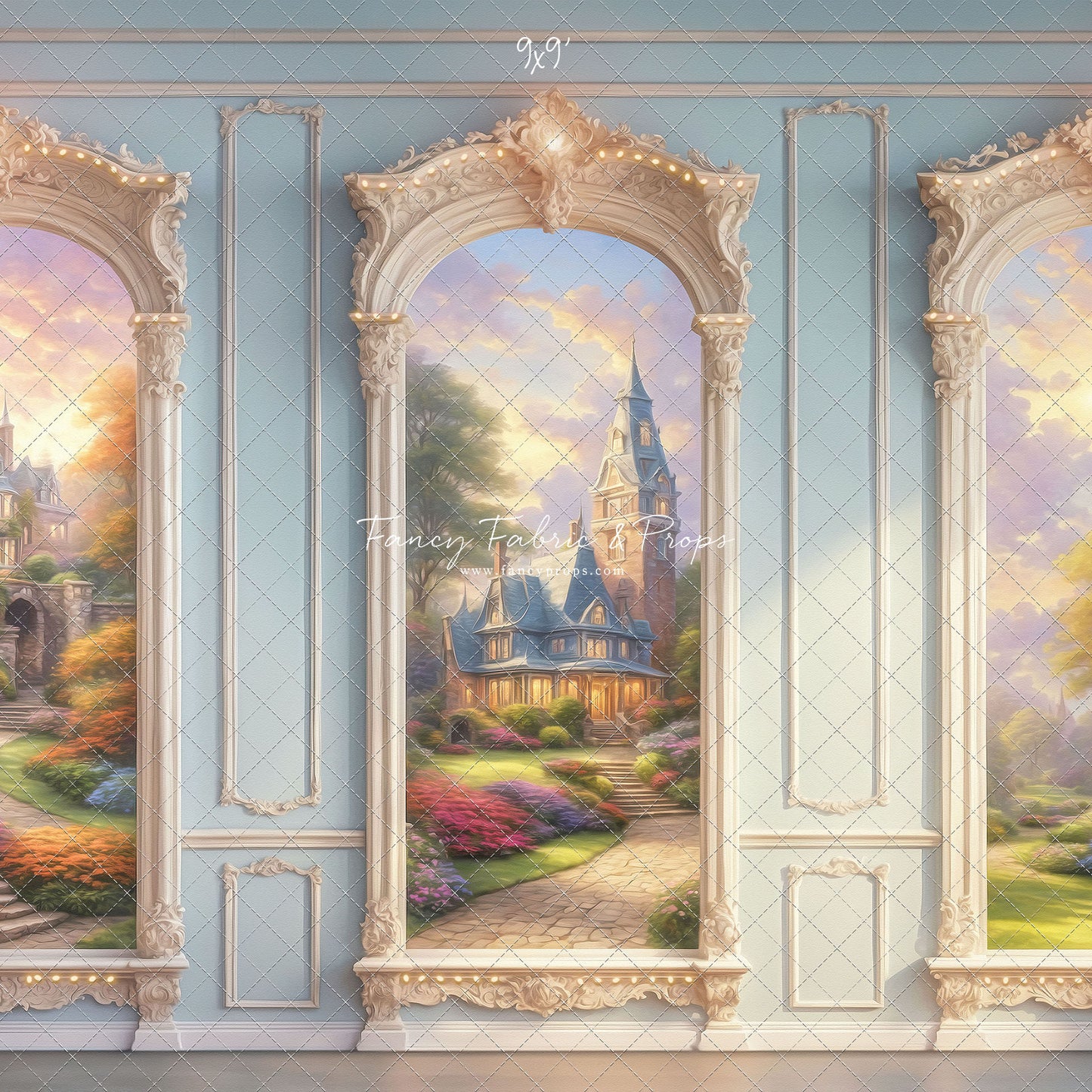 Royal Victorian Wainscoting Wall - With Sweep Option