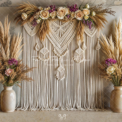 Rustic Woven Tapestry - With Sweep Option