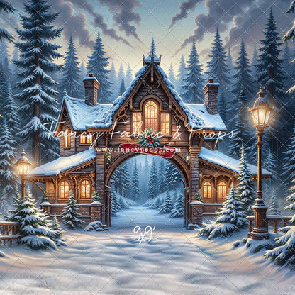 Santa's Village Entrance - With Sweep Option
