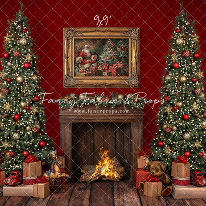 Santa's Fireside Mantle