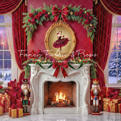 Scarlet Ballerina Christmas Room - with Sweep Option