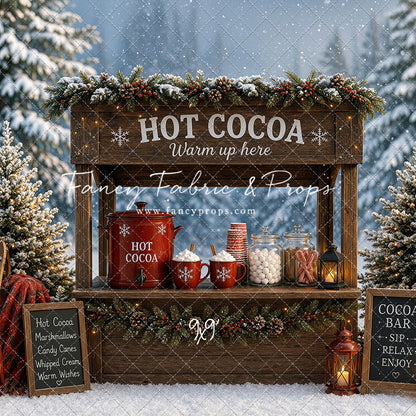 Snowflake Cocoa Station - With Sweep Option