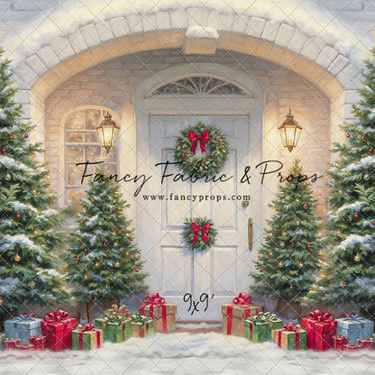 Snowy Doorstep Delight - With Sweep Option