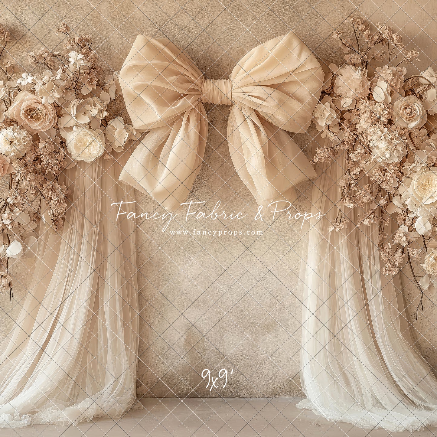 Soft Bow & Tulle - With Sweep Option