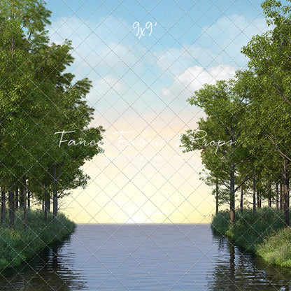 Spring at the Lake - With Sweep Option