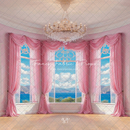 Summer Season Victorian Window - Wood Floor - With Sweep Option