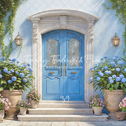 Summertime Patio - Blue Door - With Sweep Option