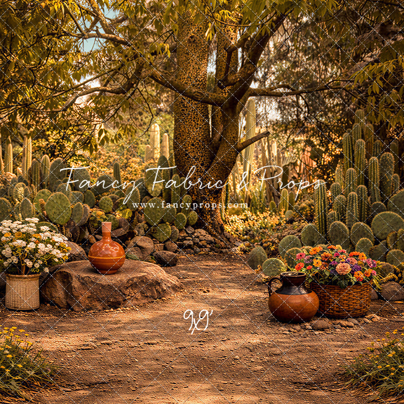 Sunlit Cactus Garden - With Sweep Option