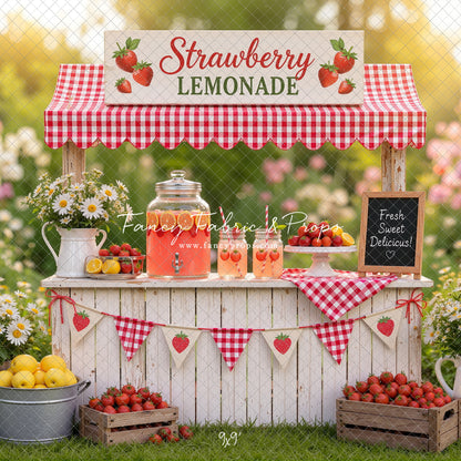 Sweet Strawberry Sips - With Sweep Option