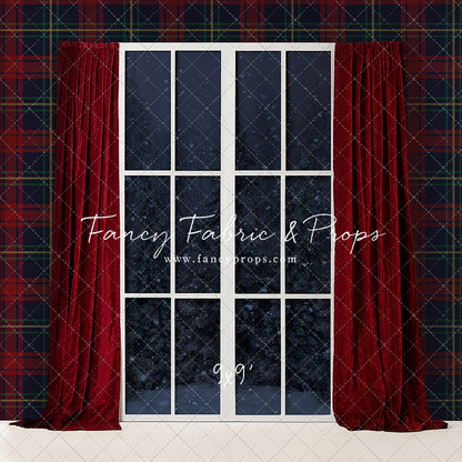 Tartan Traditional Mantle Window
