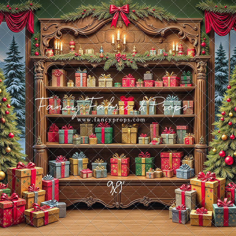 The Christmas Curio Cabinet - with Sweep Option