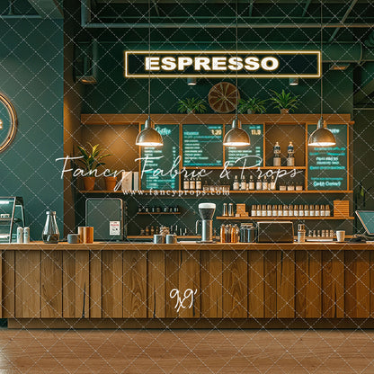 The Coffee Spot - Wood Floor Version - With Sweep Option