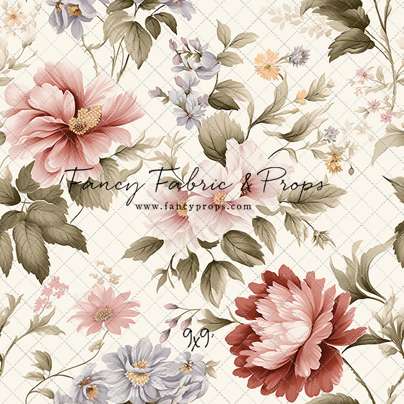 Vintage Pastel Blooms