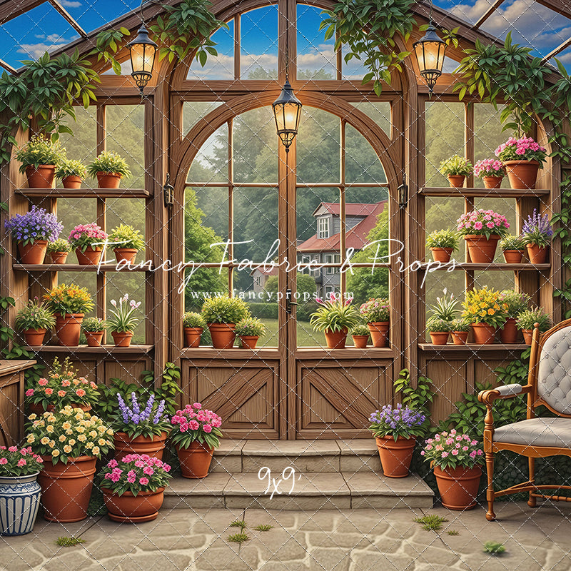 Vivid Blooming Greenhouse - With Sweep Option