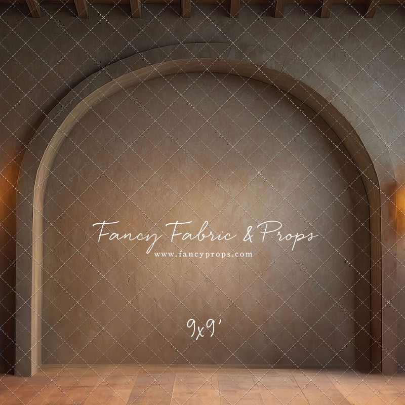 Warm Amber Alcove - With Lights - With Sweep Option