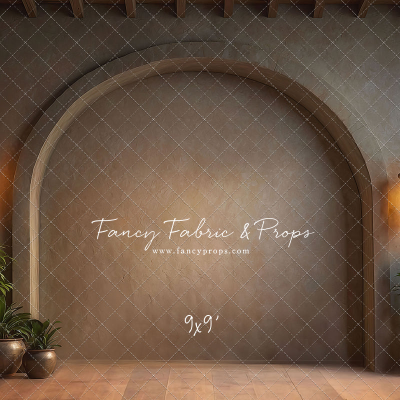 Warm Amber Archway - No Bench - With Sweep Option