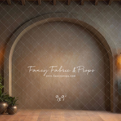 Warm Amber Archway - No Bench - With Sweep Option